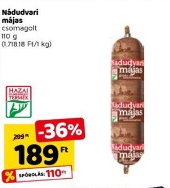 Spar Nádudvari májas 110g ajánlat