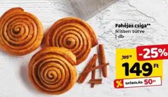 Spar Fahéjas csiga ajánlat