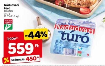 Spar Nádudvari túró 250g ajánlat
