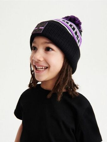 Minecraft beanie sapka pomponnal