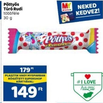 Spar Pöttyös túró rudi ajánlat