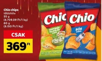 Spar Chio chips 55g ajánlat