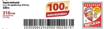 Coop Vegeta ételízesítő 75g ajánlat
