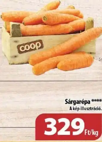 Coop Sárgarépa ajánlat