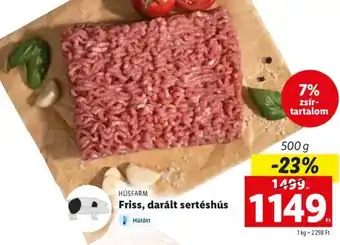Lidl Friss, darált sertéshús 500g ajánlat