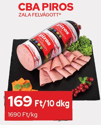 CBA CBA piros zala felvágott ajánlat