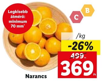 Lidl Narancs ajánlat