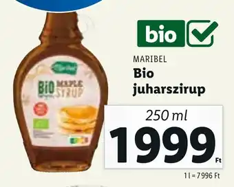 Maribel bio juharszirup 250ml