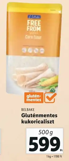 Belbake gluténmentes kukoricaliszt 500g