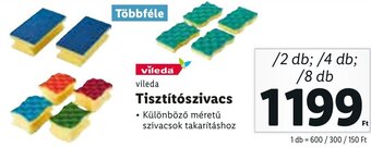 Lidl Vileda tisztítószivacs ajánlat