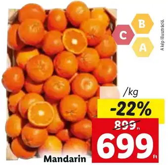 Lidl Mandarin ajánlat