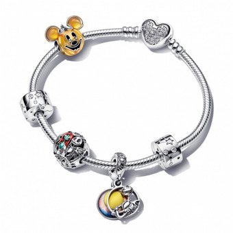 Pandora disney karkötő the nightmare before christmas karkötő 599299c01+799599c01+2x790010c01+799148c01+792292c01