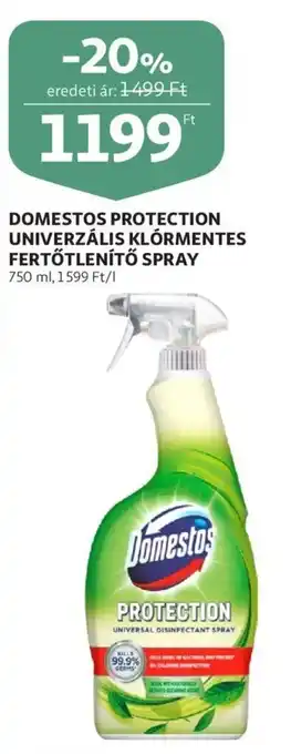 Domestos protection univerzális klórmentes fertőtlenítő spray 750ml