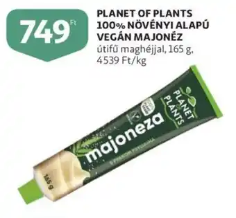 Auchan Planet of plants 100% növényi alapú vegán majonéz 165g ajánlat