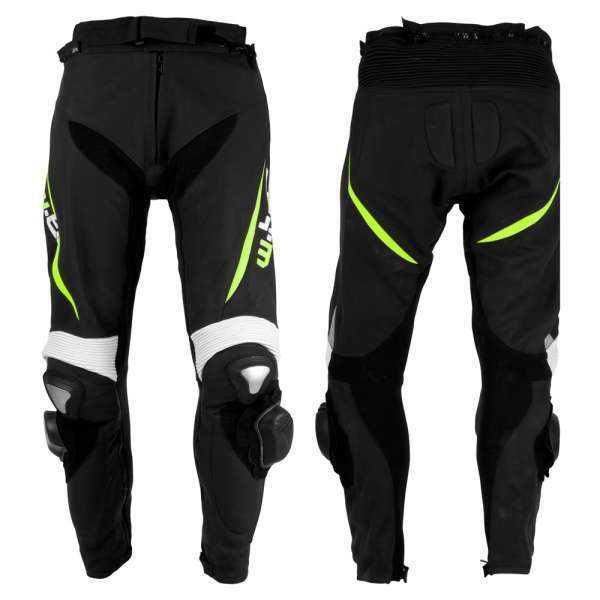 Insportline Motoros bőrnadrág w-tec vector  fekete-fluo ajánlat
