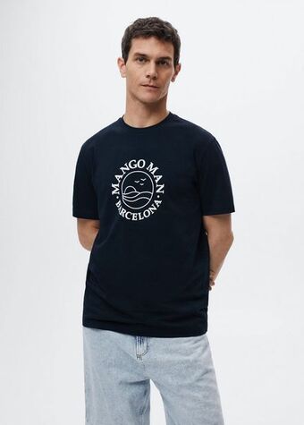 Mango Póló hímzett logóval ajánlat