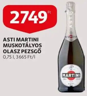 Auchan Martini asti muskotályos olasz pezsgő 0.75l ajánlat