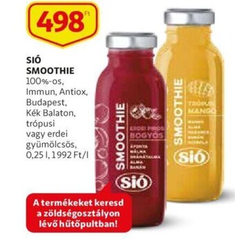 Auchan Sió smoothie 0.25l ajánlat