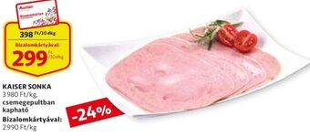 Auchan Kaiser sonka 10 dkg ajánlat
