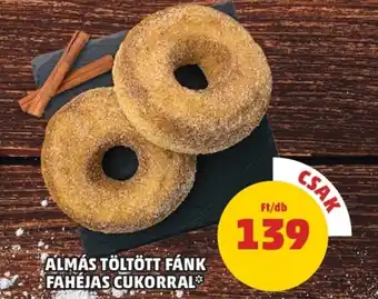 PENNY Almás töltött fánk fahéjas cukorral 1 db ajánlat