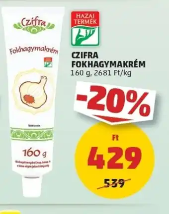 PENNY Czifra fokhagymakrém 160g ajánlat