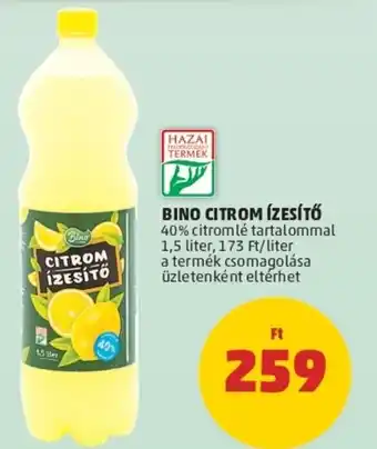 PENNY Bino citrom ízesítő 1.5l ajánlat