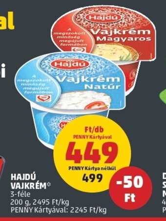 Hajdú vajkrém 200g