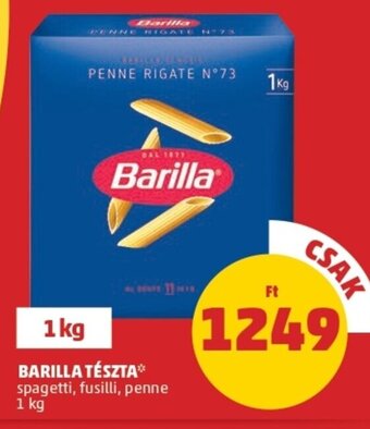 PENNY Barilla tészta 1kg ajánlat