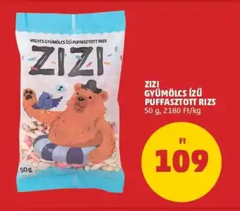 PENNY Zizi gyümölcs ízű puffasztott rizs 50g ajánlat