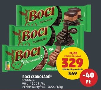 PENNY Boci csokoládé 90g ajánlat