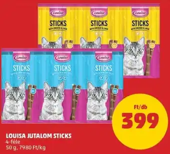 PENNY Louisa jutalom sticks 50g ajánlat