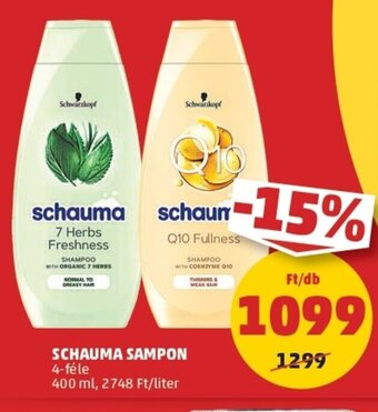 PENNY Schauma sampon 400ml ajánlat