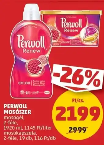 PENNY Perwoll mosószer 1920ml ajánlat