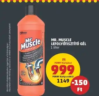 PENNY Sc Johnson Mr muscle lefolyótisztító gél 1l ajánlat