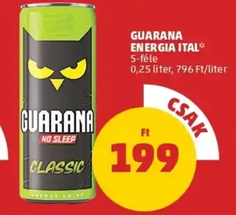 Guarana energia ital 0.25l