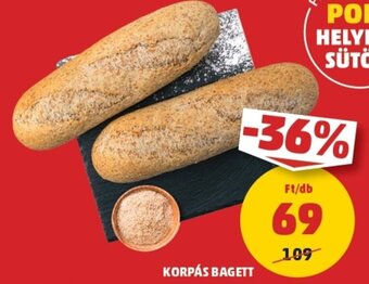PENNY Korpás bagett ajánlat