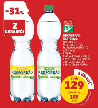 PENNY Kékforrás üdítőital 1.5l ajánlat