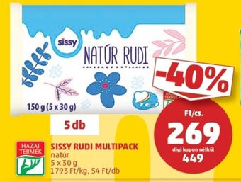 PENNY Sissy rudi multipack 5 x 30g ajánlat