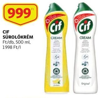 Auchan Cif súrolókrém 500ml ajánlat