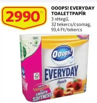 Oops! everyday toalettpapír 32 tekercs