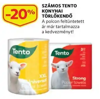 Auchan Tento Számos konyhai törlőkendő ajánlat