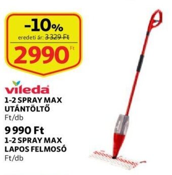 Auchan Vileda 1-2 spray max utántöltő 1 db ajánlat