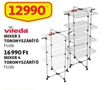 Auchan Vileda mixer 3 toronyszárító 1 db ajánlat