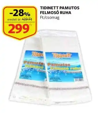 Tidinett pamutos felmosó ruha 1 csomag