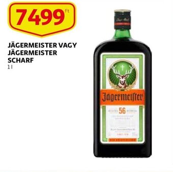 Auchan Jägermeister vagy Jägermeister scharf 1l ajánlat