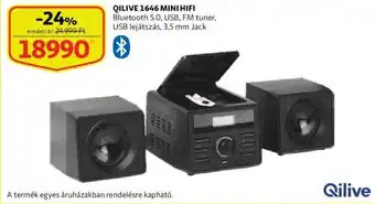 Auchan Qilive 1646 mini hifi ajánlat