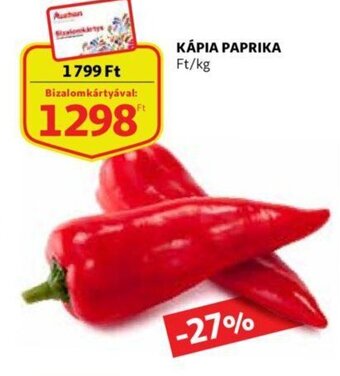 Auchan Kápia paprika 1kg ajánlat