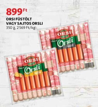 Auchan Orsi Füstölt vagy sajtos orsli 350g ajánlat