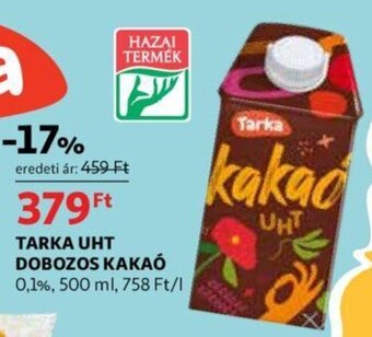 Auchan Tarka Uht dobozos kakaó 500ml ajánlat