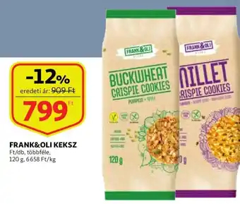 Auchan Frank&Oli keksz 120g ajánlat